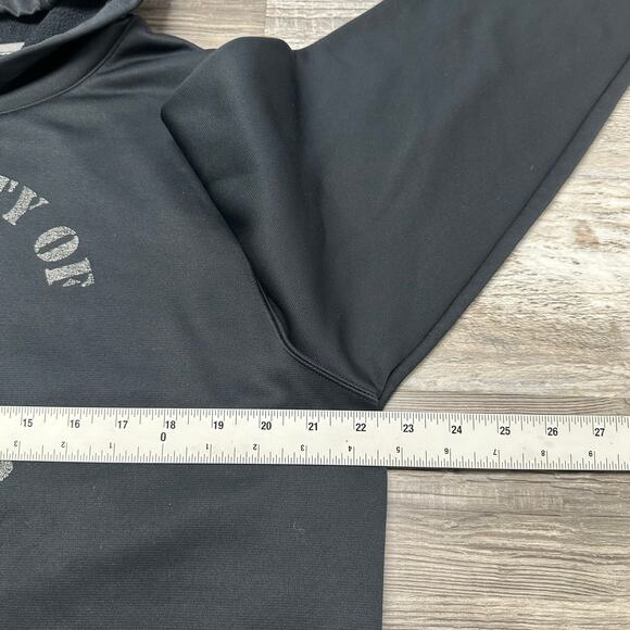 Under Armour UA Storm Black Grey Mens M Loose Fit Wounded Warrior Project Hoodie - Picture 9 of 9